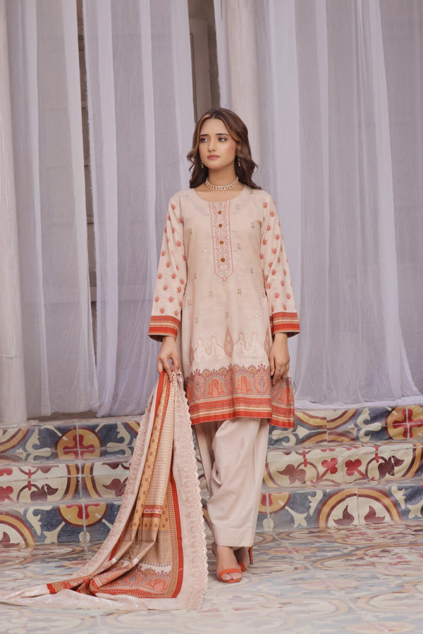 Kayseria D1 Vol 5 Unstitched Embroidered Khaddar 3 Piece