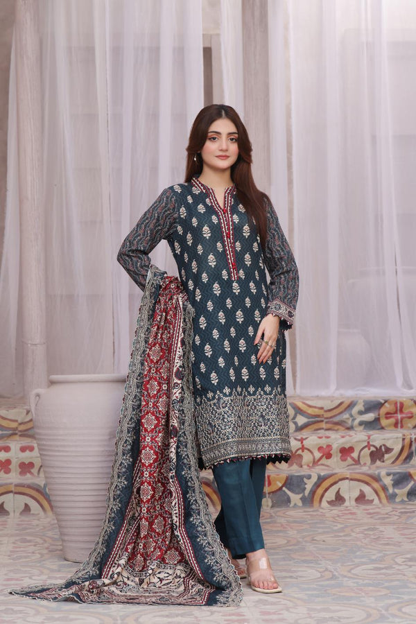 Keysaria D5 Vol 5 Unstitched Embroidered Khaddar 3 Piece