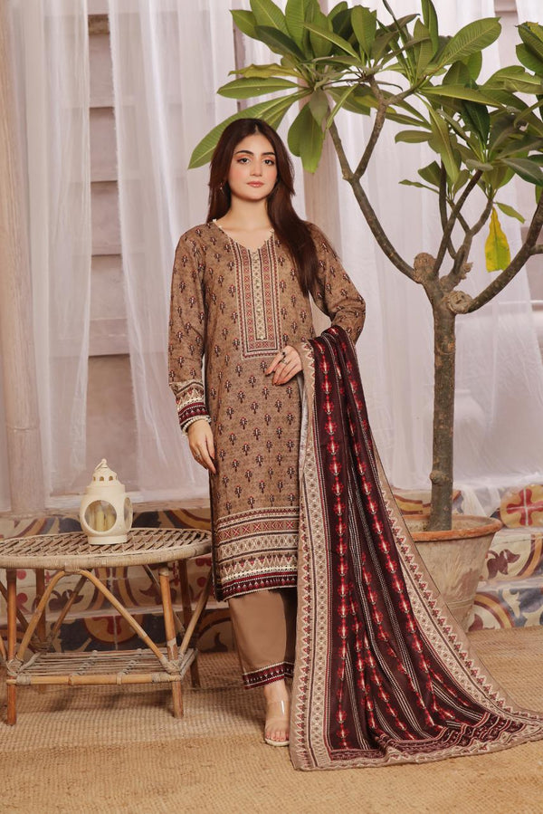 Kaysaria D3 Vol 4 Unstitched Printed Khaddar 3 Piece