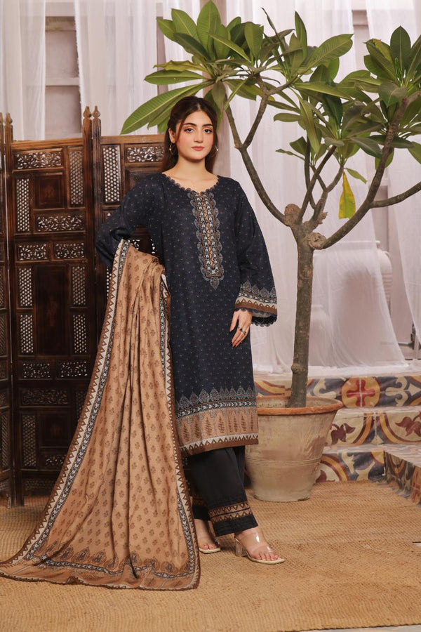 Kaysaria D6 Vol 4 Unstitched Printed Khaddar 3 Piece