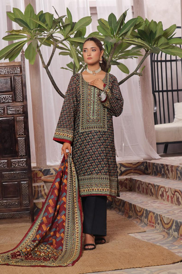 Kaysaria D7 Vol 4 Unstitched Printed Khaddar 3 Piece