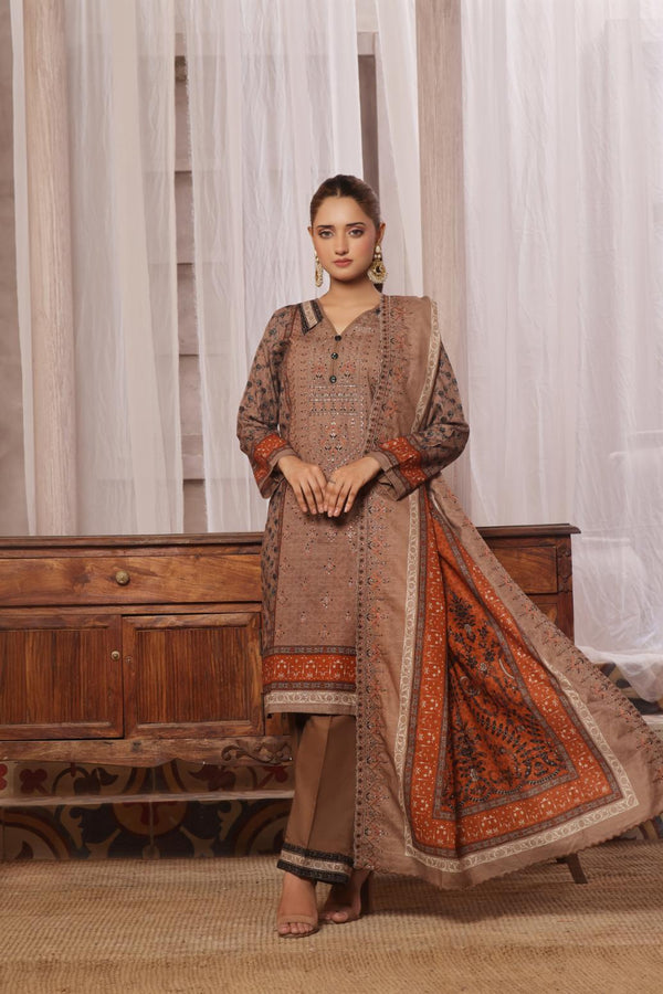 Kaysaria D3 Vol 6 Unstitched Embroidered Khaddar 3 Piece