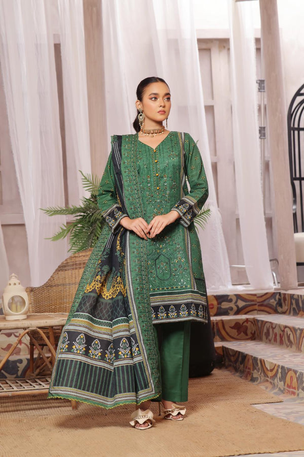 Kaysaria D9 Vol 6 Unstitched Embroidered Khaddar 3 Piece