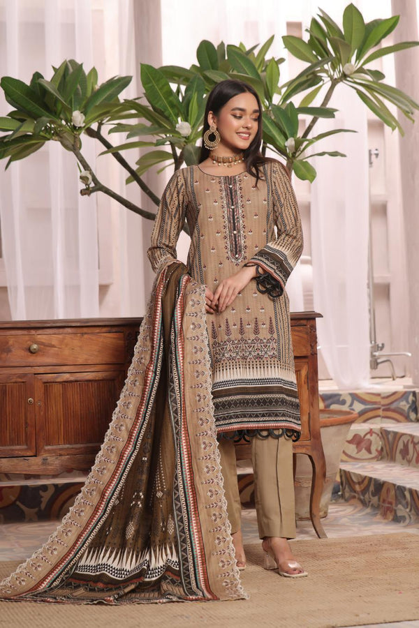 Kaysaria D10 Vol 5 Unstitched Embroidered Khaddar 3 piece