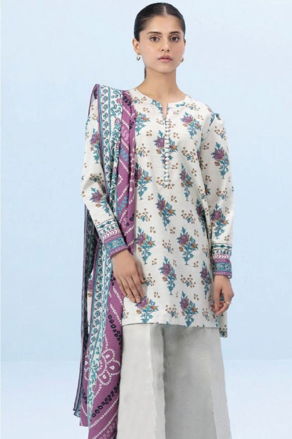 Meerab D1 Vol 9 Unstitched Printed Lawn 3 Piece