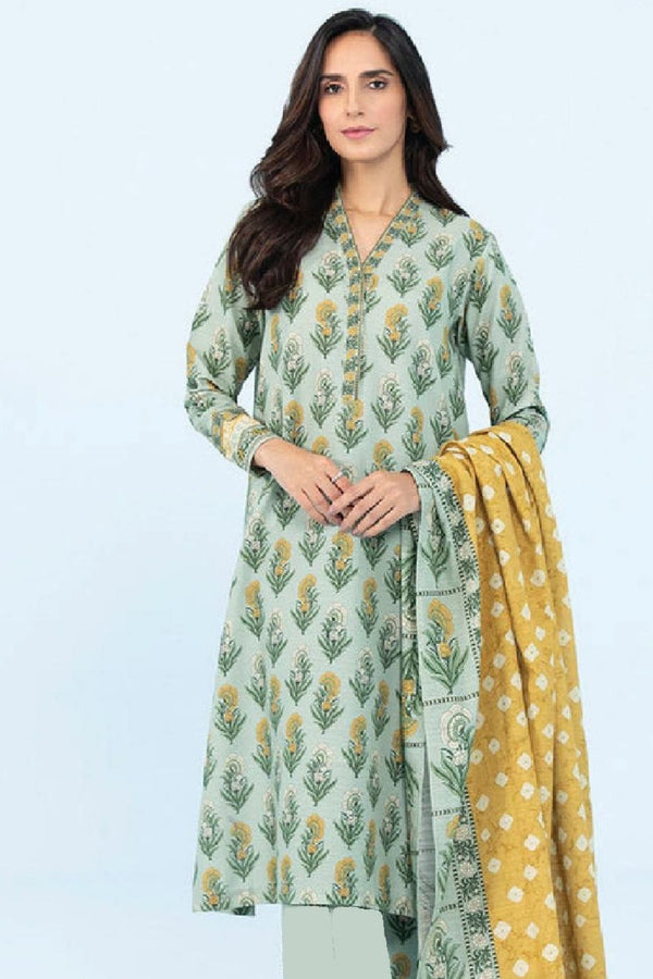 Meerab D5 Vol 9 Unstitched Printed Lawn 3 Piece