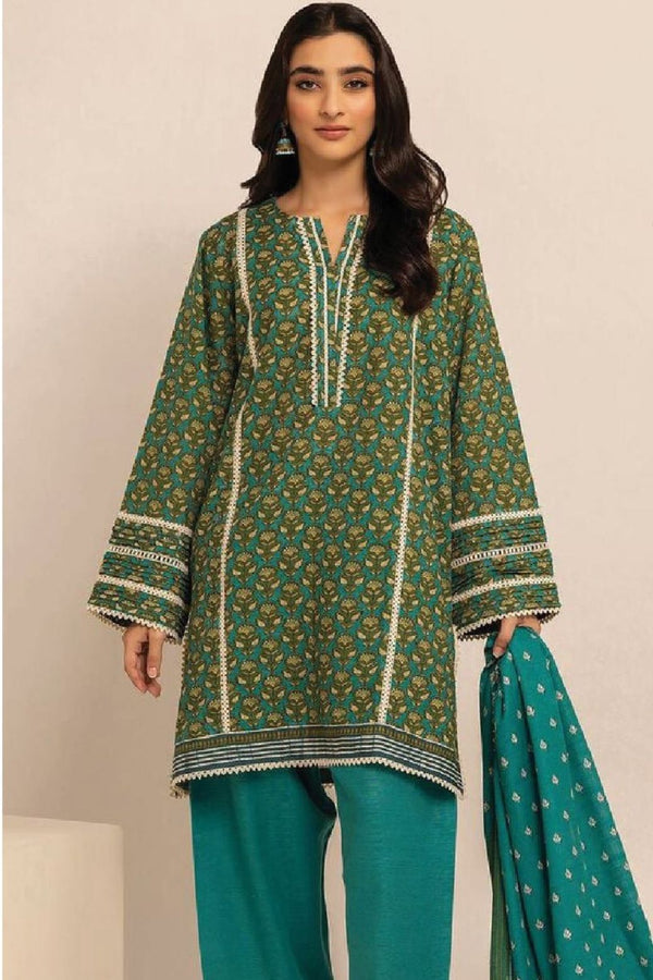 Meerab D9 Vol 9 Unstitched Printed Lawn 3 Piece