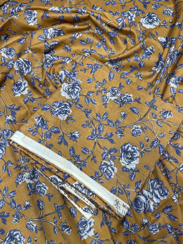 D10 Unstitched Printed Lawn 2 Piece