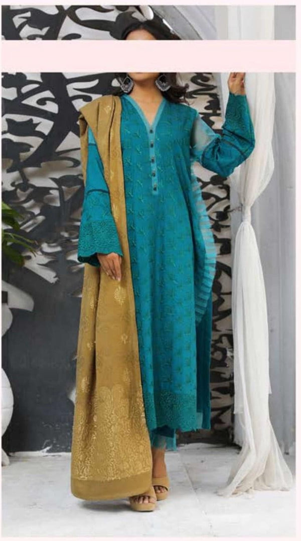 Nazam Jacquard Embroidered Winter D-02