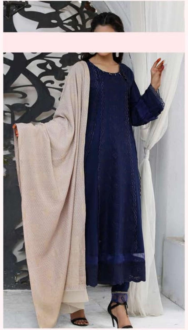 Nazam Jacquard Embroidered Winter D-05