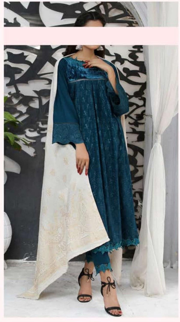 Nazam Jacquard Embroidered Winter D-07